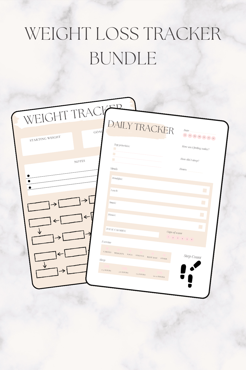 Weight Loss Tracker Bundle